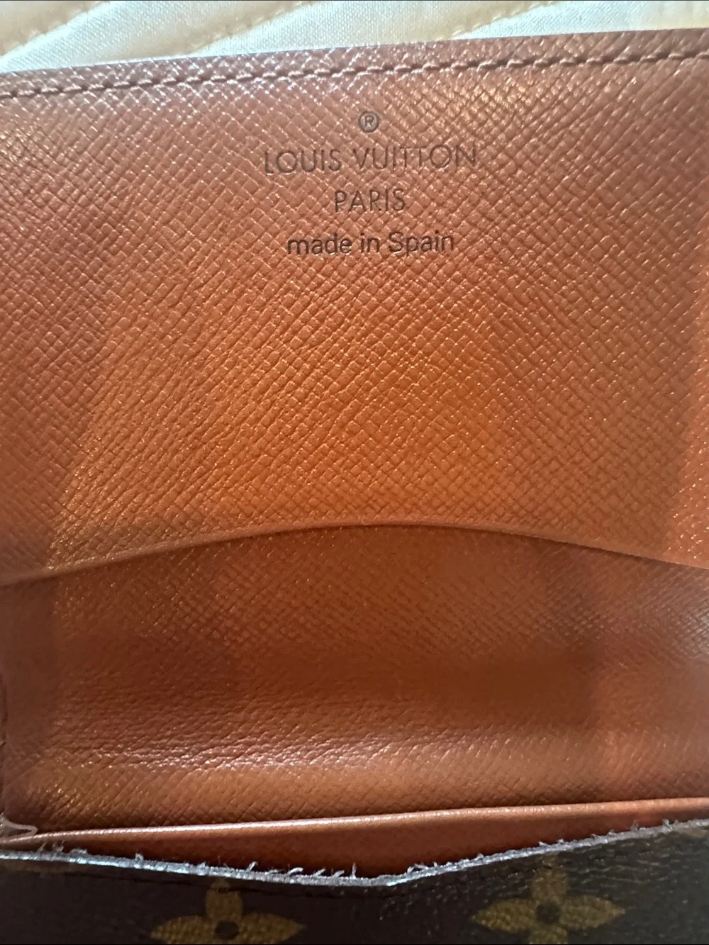 Louis Vuitton Monogram Canvas Card Holder - Brown & Gold